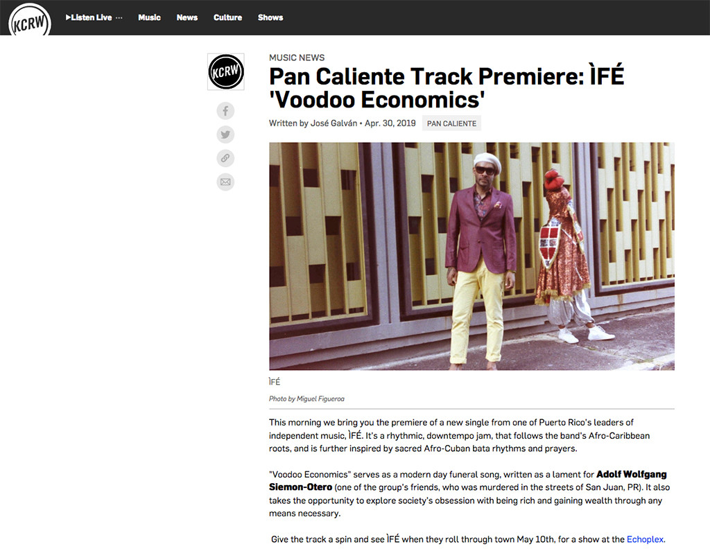 Screenshot_2019-10-25 Pan Caliente Track Premiere ÌFÉ 'Voodoo Economics WEB